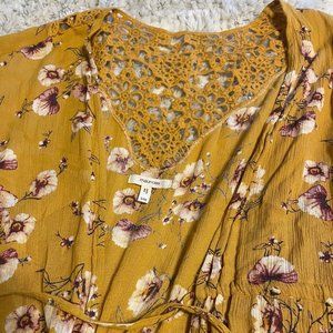 Maurices Kimono with tie front closure